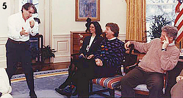 Mark Alan Stamaty does an Elvis impersonation in the Oval Office