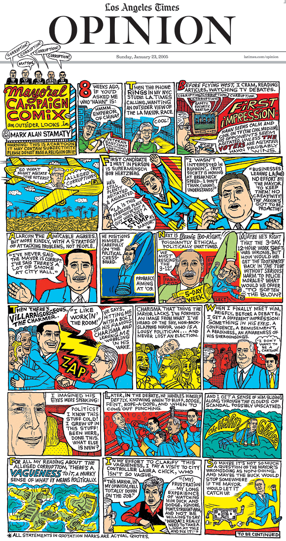 Mayoral Campaign Comix